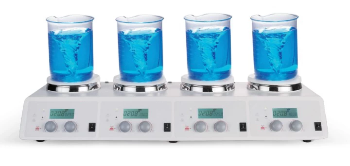 MS-H340-S4 Digital 4-Channel Hotplate Magnetic Stirrer