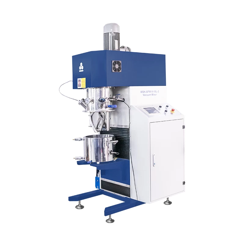 MSK-SFM-9-15L-2-01 MSK-SFM-9-15L-2 Dual-Shaft Vacuum Planetary Mixer